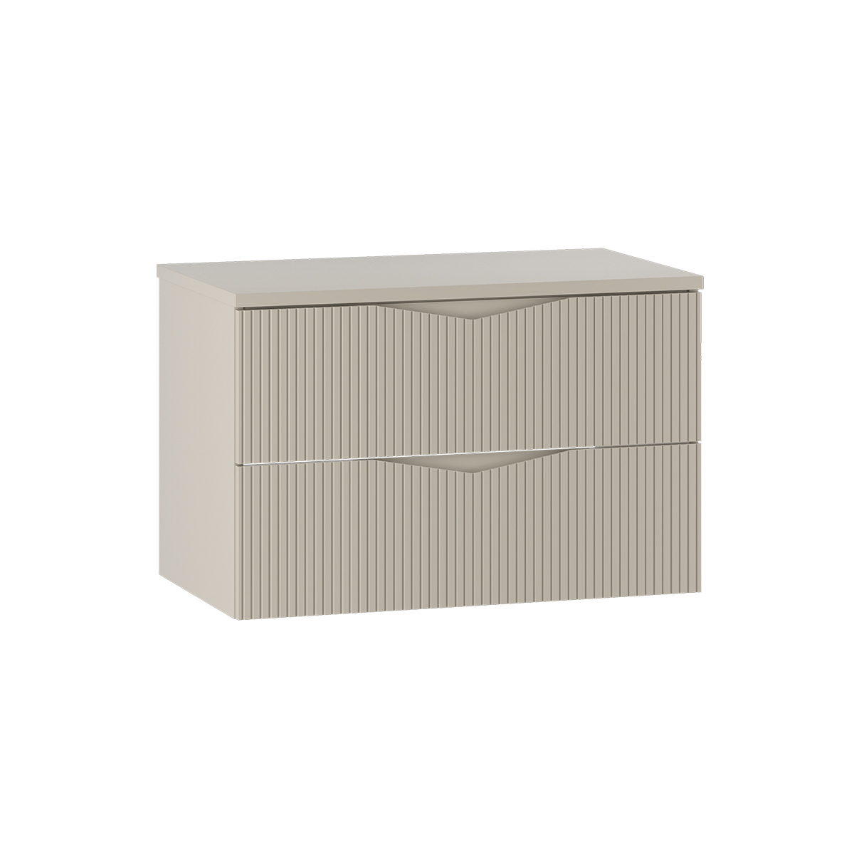 Meuble sous-vasque 80cm plan de toilette Tao Cachemire