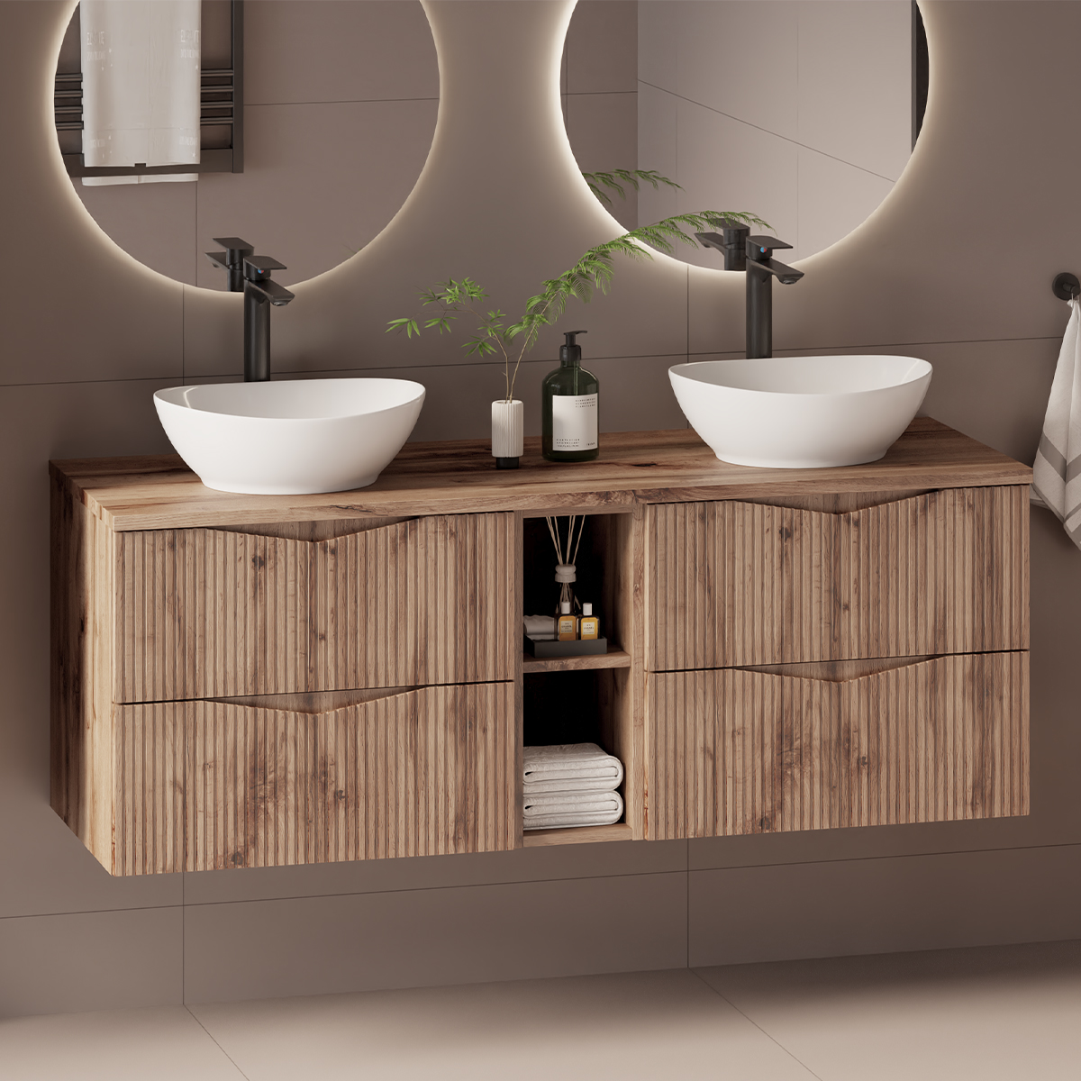 Petits-Meubles_Tao_Meuble_double_vasque_140cm_2_niches_Bois_3