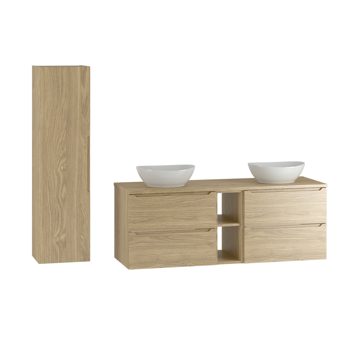 Petits-Meubles_Viggo_Ensemble_meuble_double_vasque_140cm_2_niches_et_colonne_Bois_1