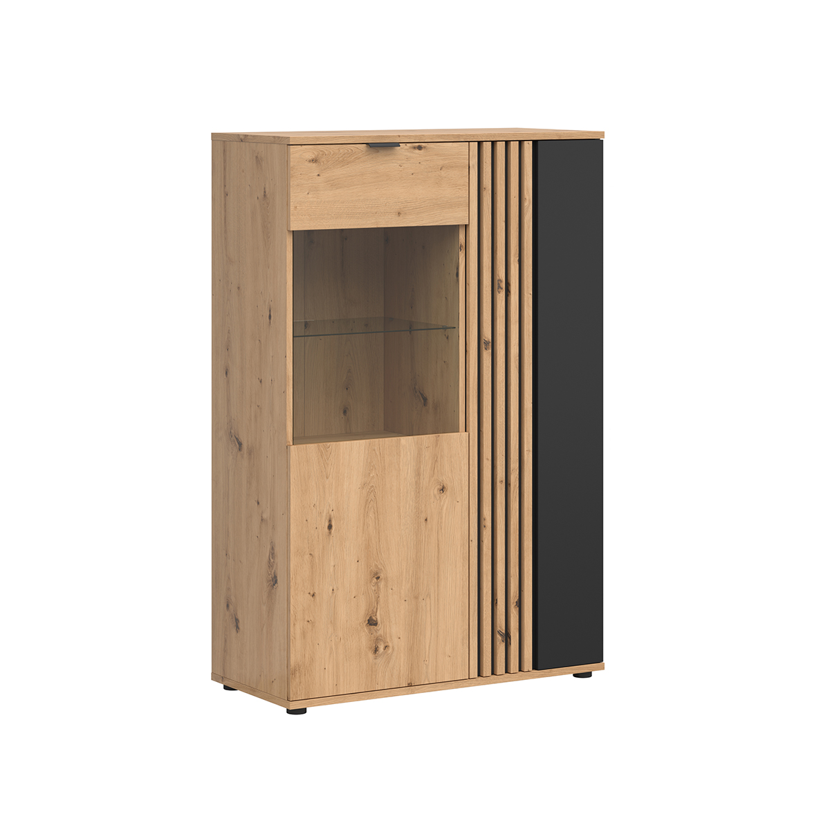 Vaisselier bas 2 portes Ezra Bois