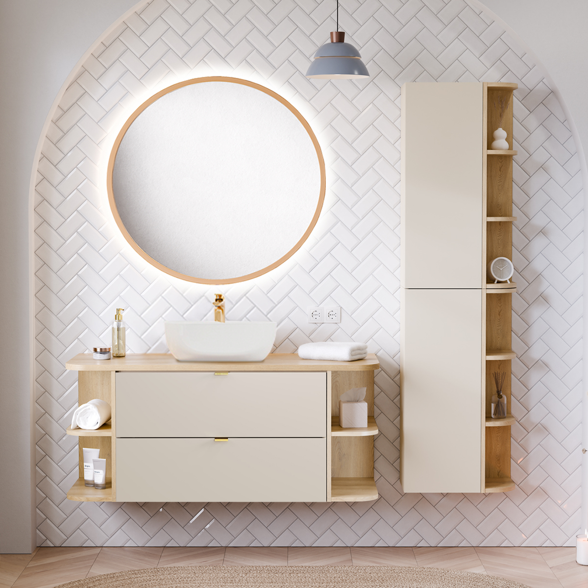 Azel_cachemire_bois_salle_de_bain_pack_colonne_murale_120cm_meuble_simple_vasque_niche_ronde_3