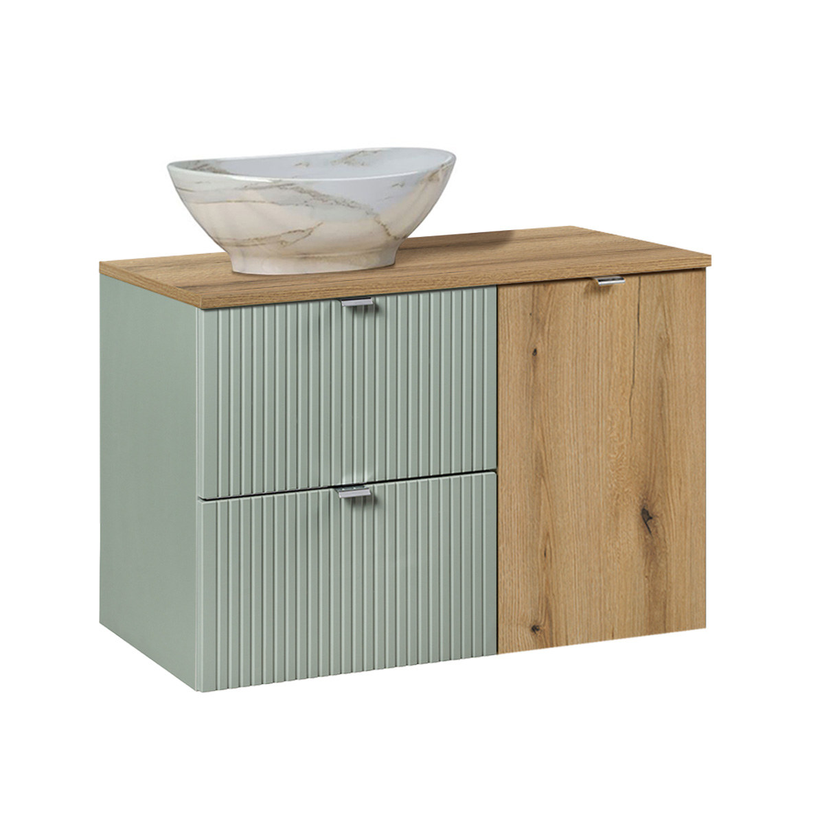 jade_vert_salle_de_bain_90cm_meuble_simple_vasque_panier_linge_1