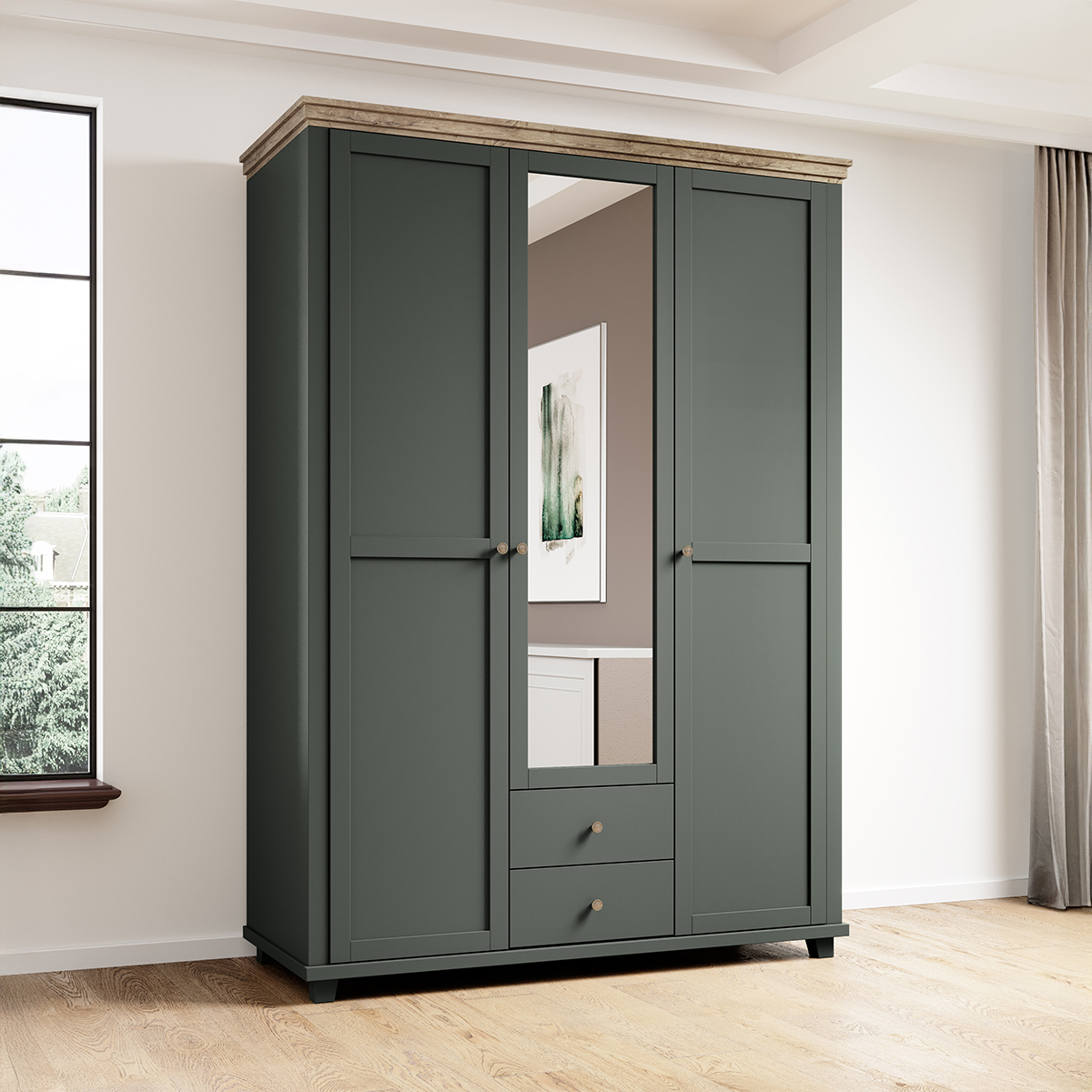 Hvt_Martin_vert_bois_armoire_3portes_5