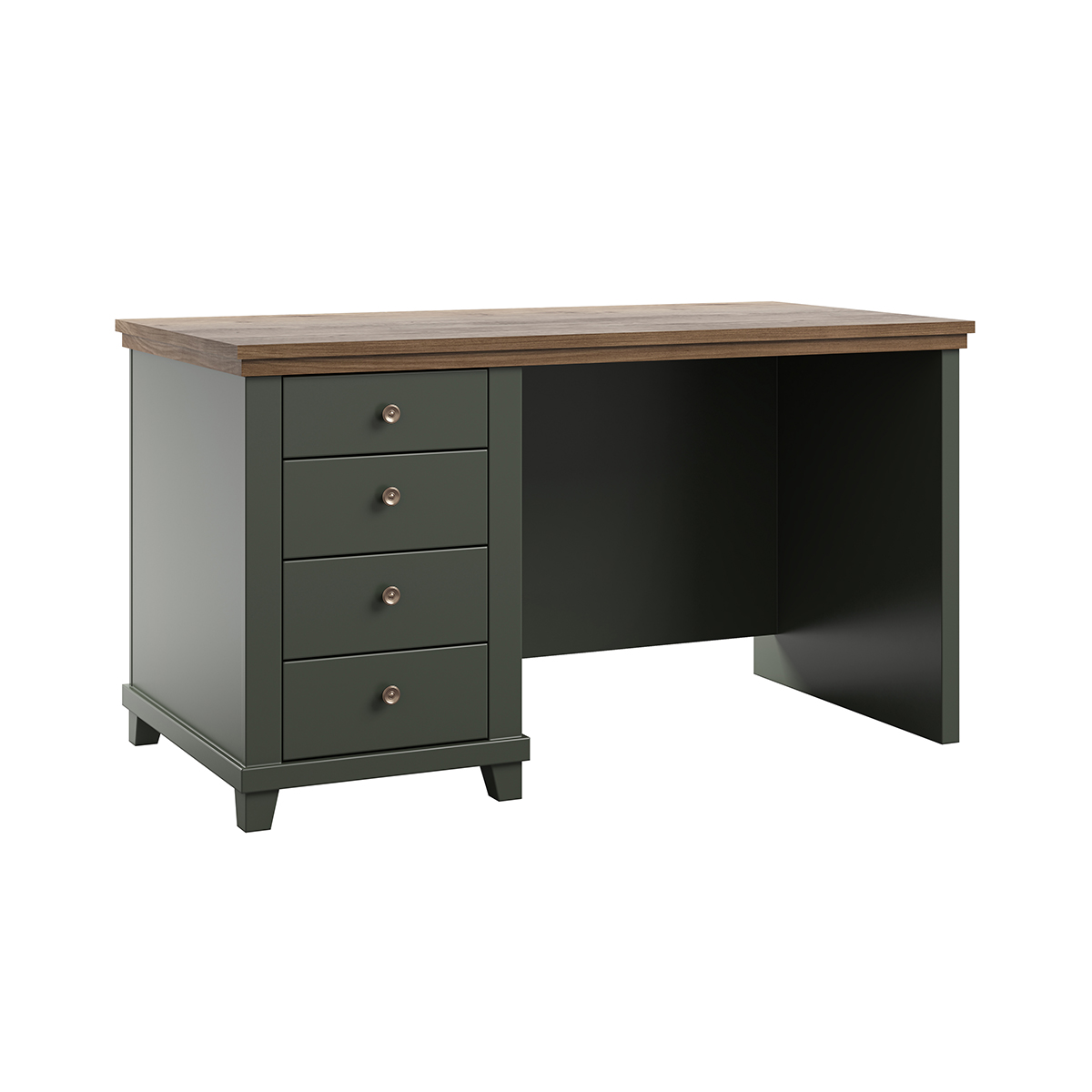 Hvt_Martin_vert_bois_bureau_4tiroirs_1