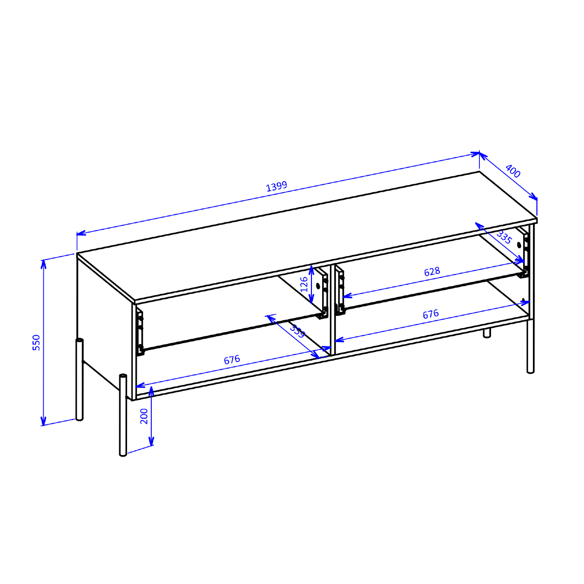 Hvt_Lucilla_meuble_TV_dimensions