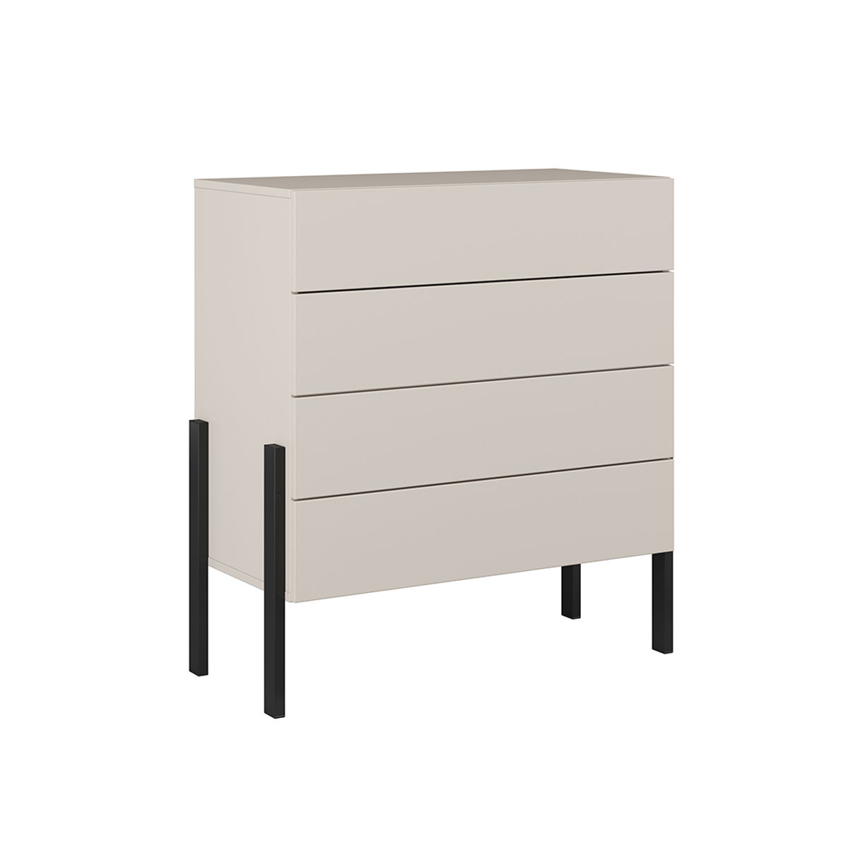 Commode 4 tiroirs Bérénice Cachemire