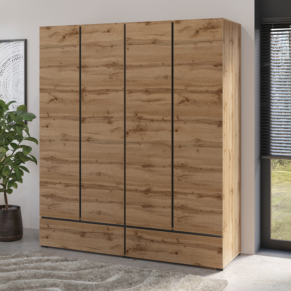 Hvt_Lilia_bois_armoire_4portes_3