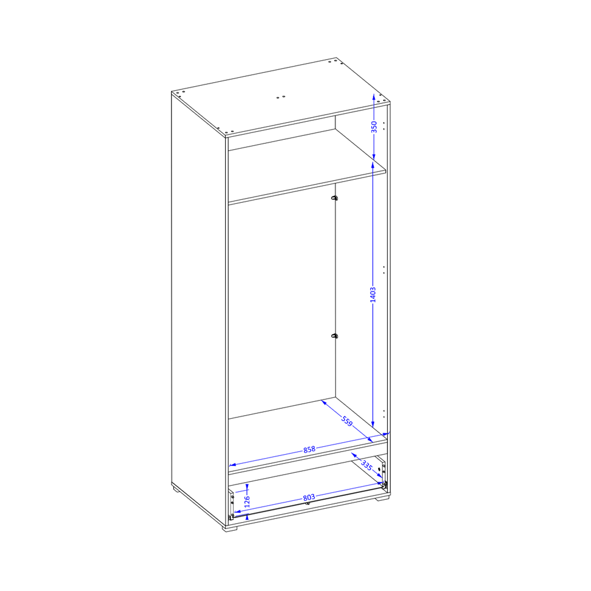 Hvt_Lilia_armoire_2portes_dimensions_2