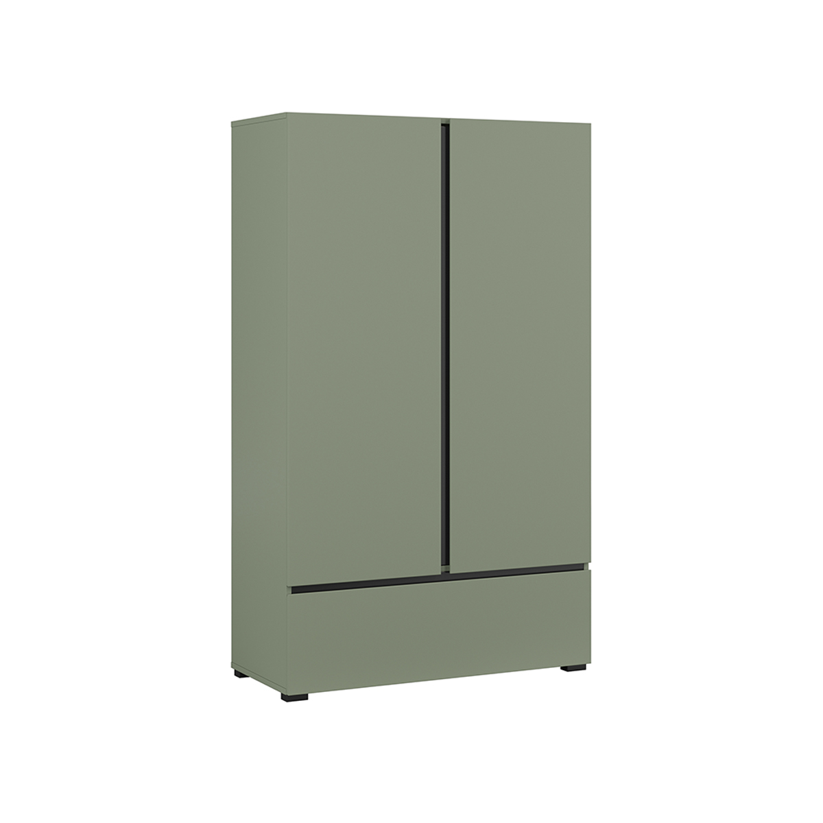 Petite armoire 2 portes 1 tiroir Lilia Vert