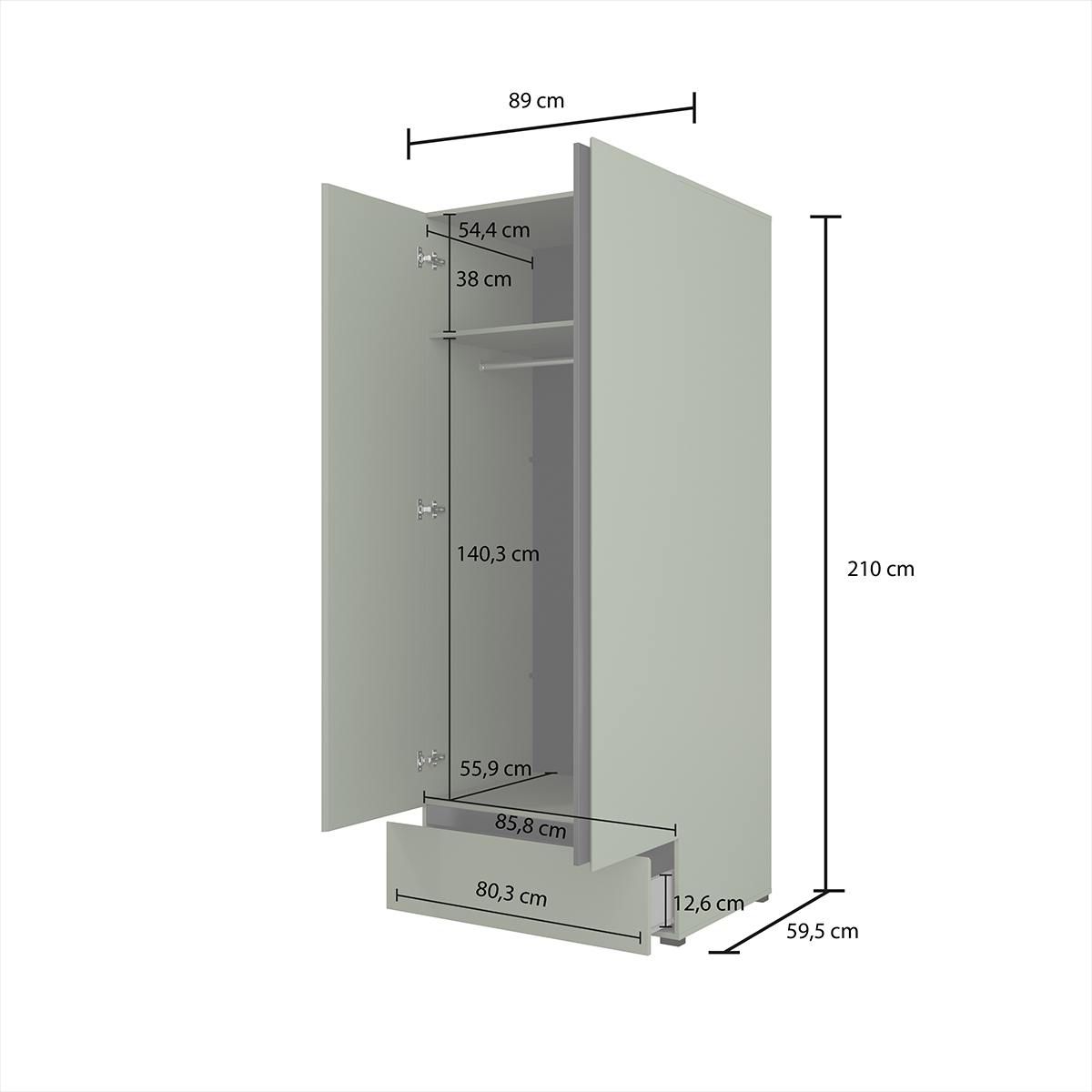 Hvt_Lilia_vert_armoire_2portes_dimensions