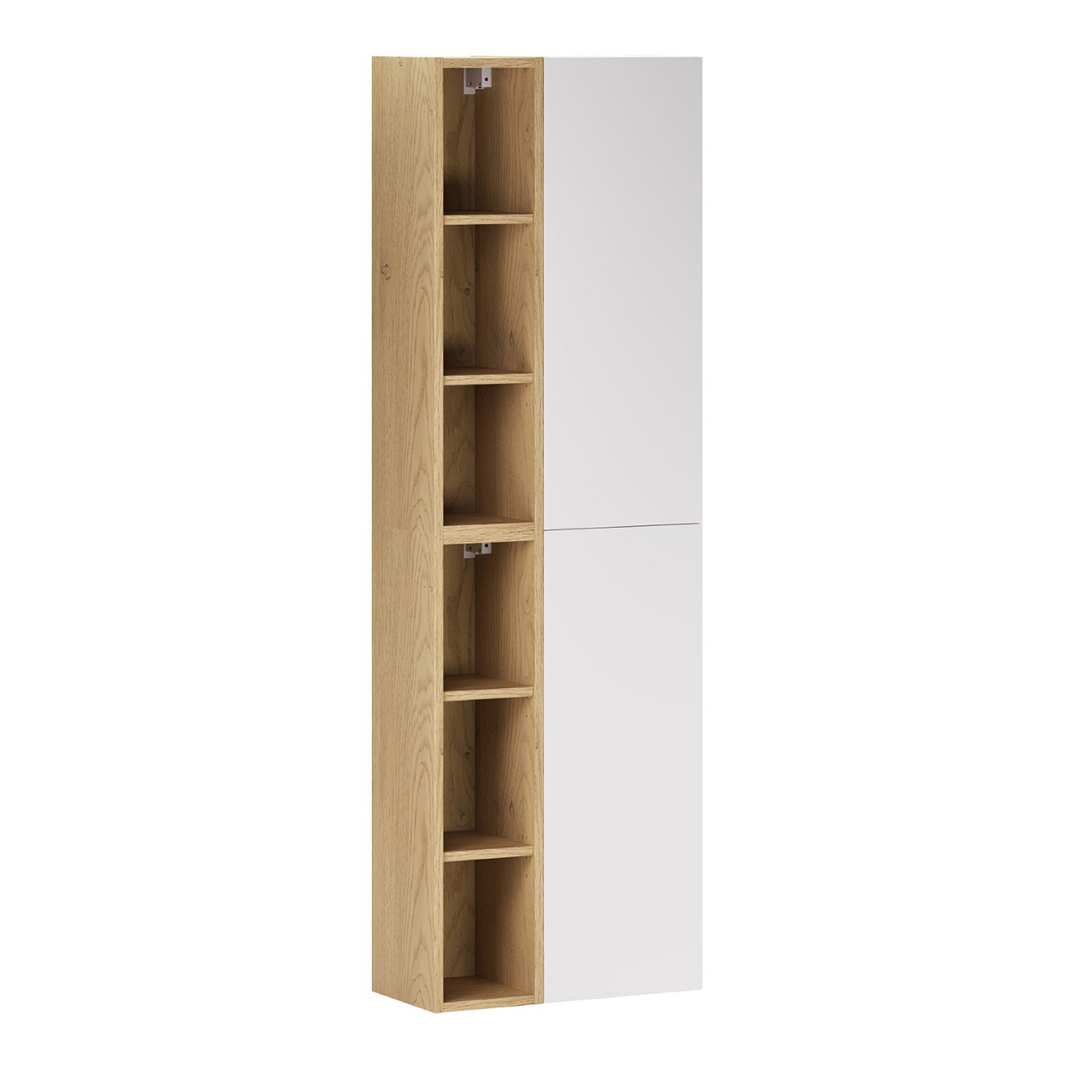 Colonne murale niches Oria Blanc mat