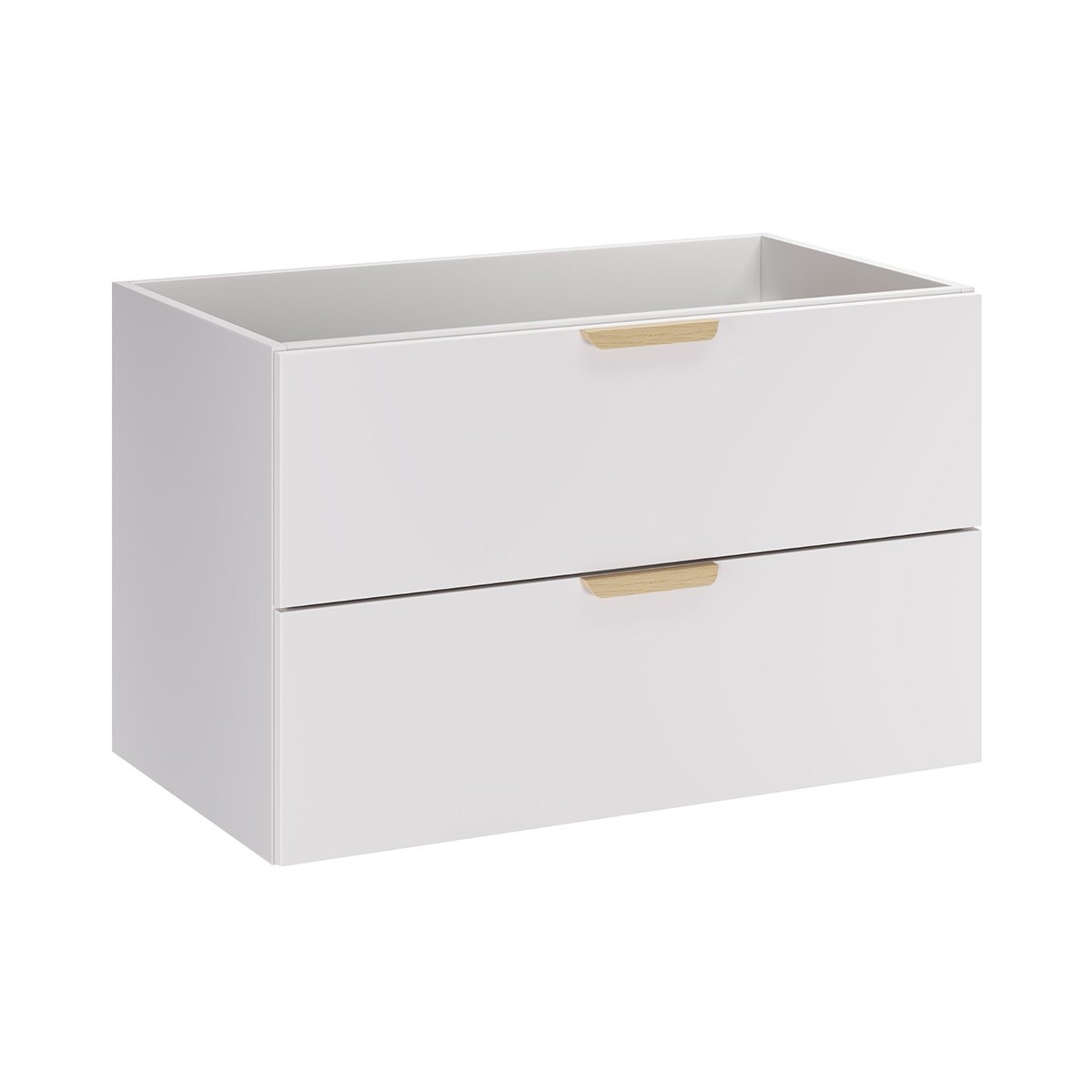 Meuble sous-vasque 80cm Oria Blanc mat