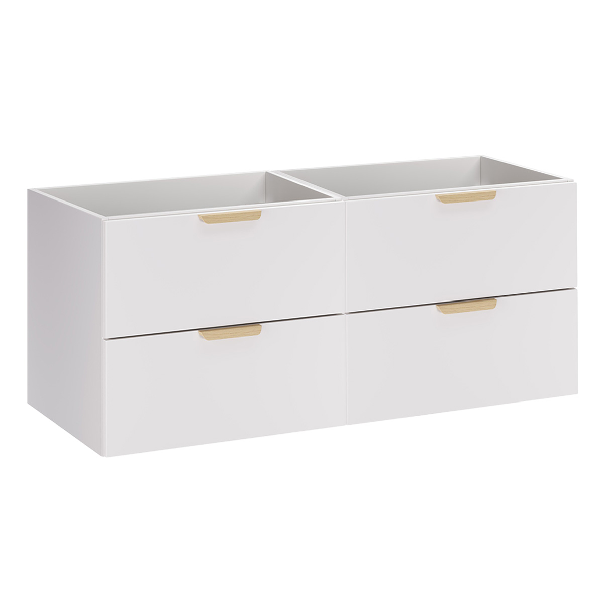 Meuble sous-vasque 120cm Oria Blanc mat