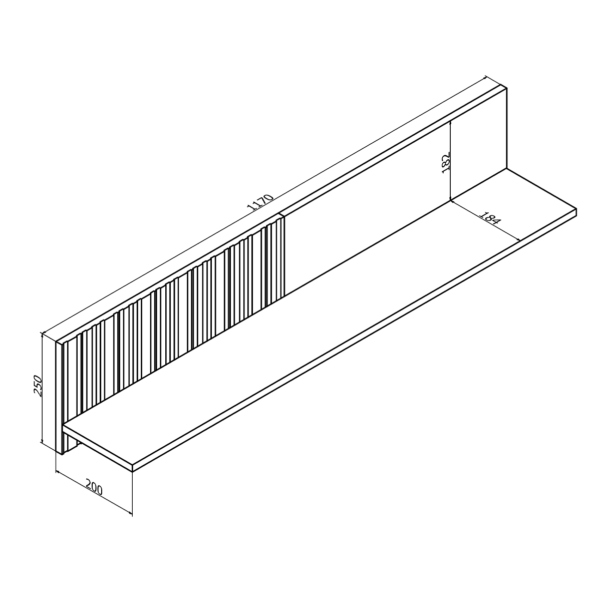 Rtl_Luka_bois_noir_etagere_murale_dimensions