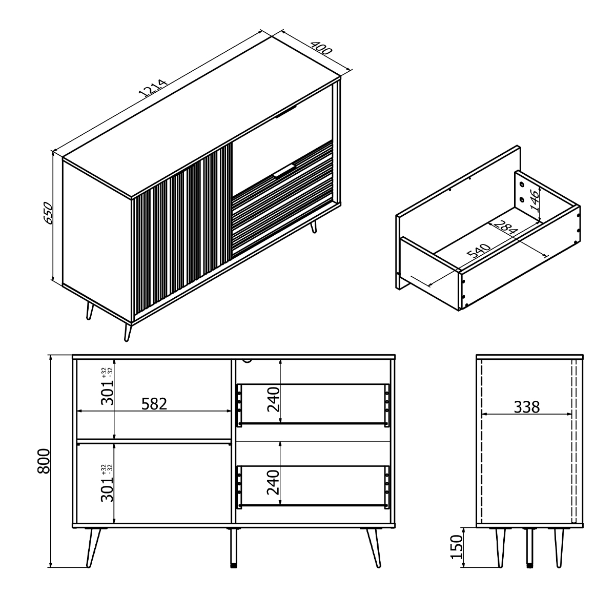 Rtl_Luka_bois_noir_buffet_1porte_dimensions