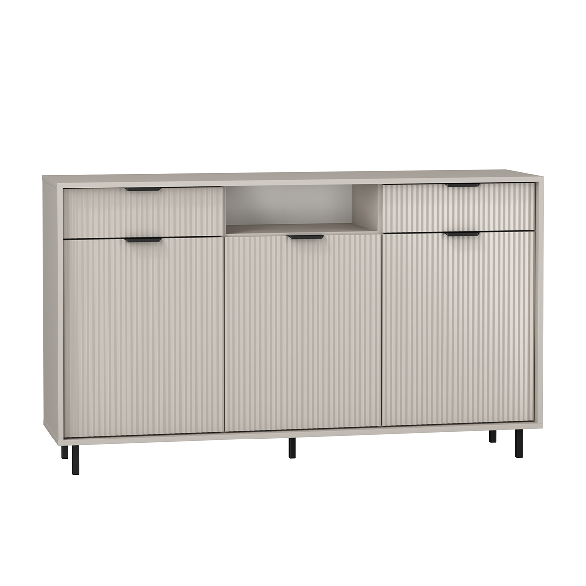 Buffet 3 portes 2 tiroirs Soly Cachemire