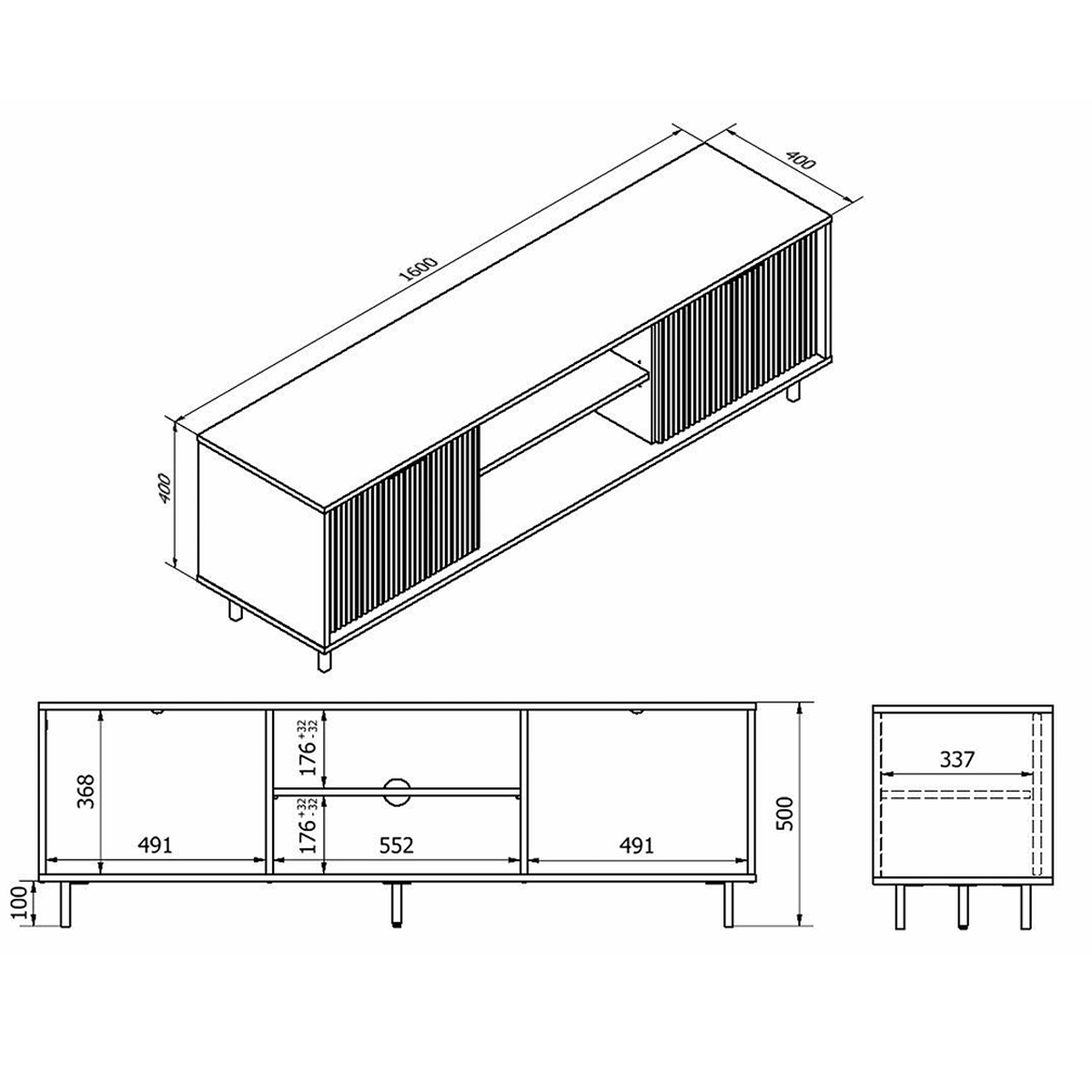 Rtl_Soly_meuble_TV_160cm_dimensions