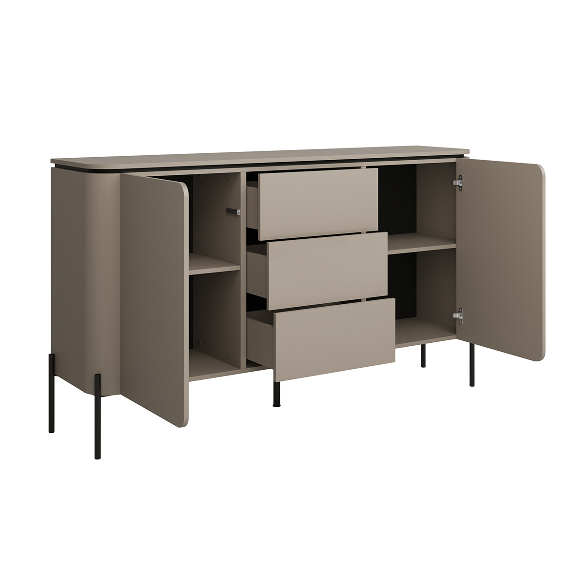 Hvt_Junon_taupe_buffet_2portes_3tiroirs_2