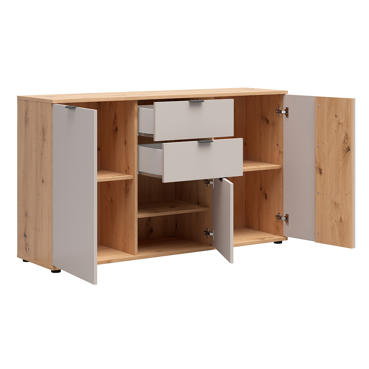 BRW_Ezra_cachemire_bois_buffet_2portes_3tiroirs_3