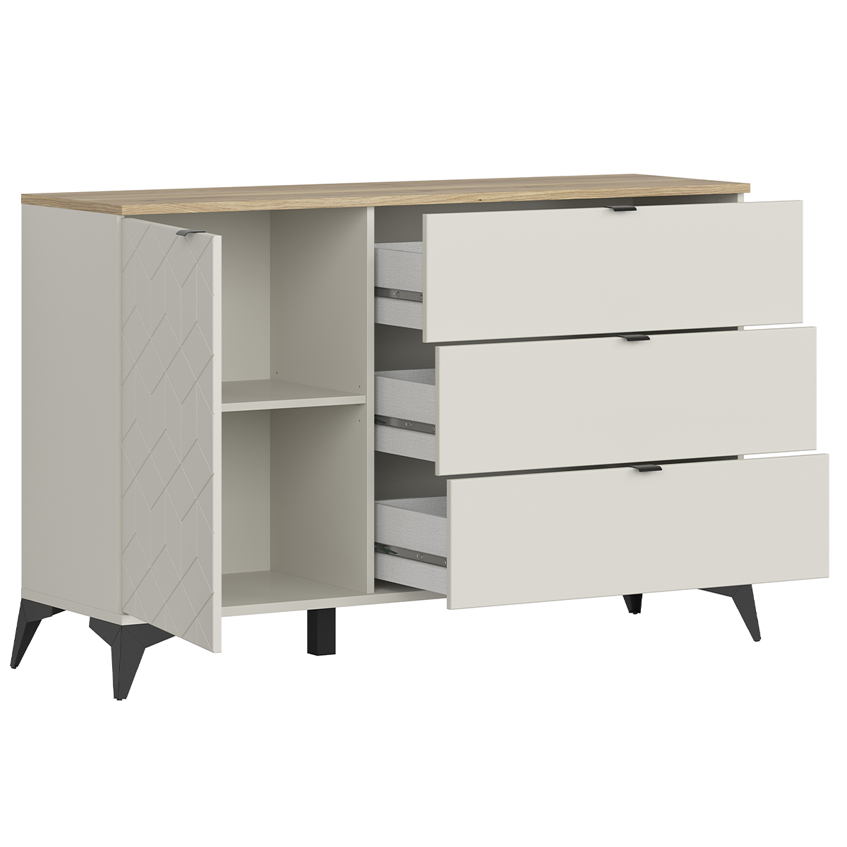 BRW_Naya_cachemire_bois_commode_1porte_3tiroirs_2