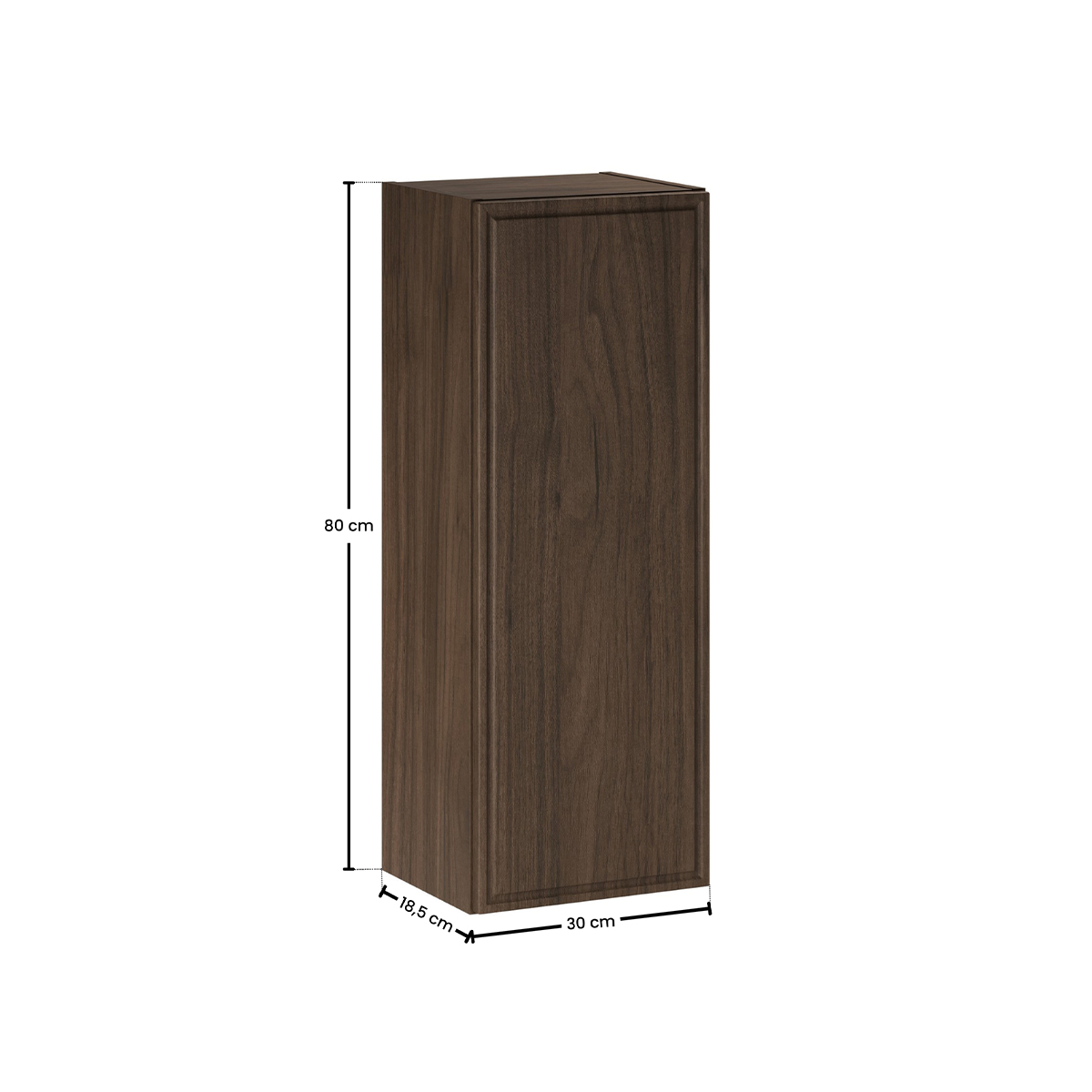 Cmd_Elias_bois_fonce_demi_colonne_murale_dimensions