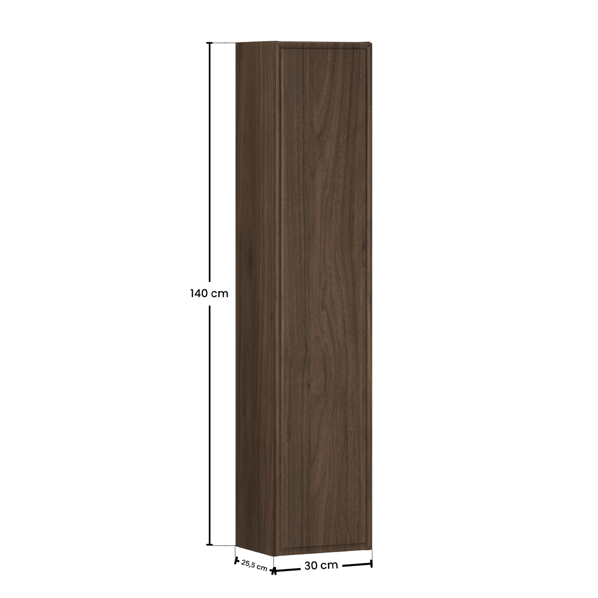 Cmd_Elias_bois_fonce_colonne_murale_dimensions