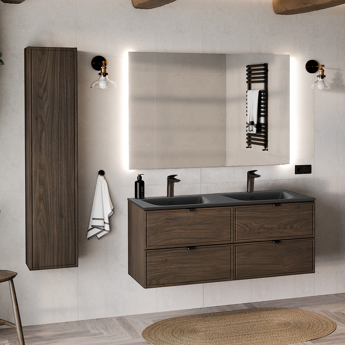 Cmd_Elias_bois_fonce_ensemble_meuble_double_vasque_encastree_noire_120cm_salle_de_bain