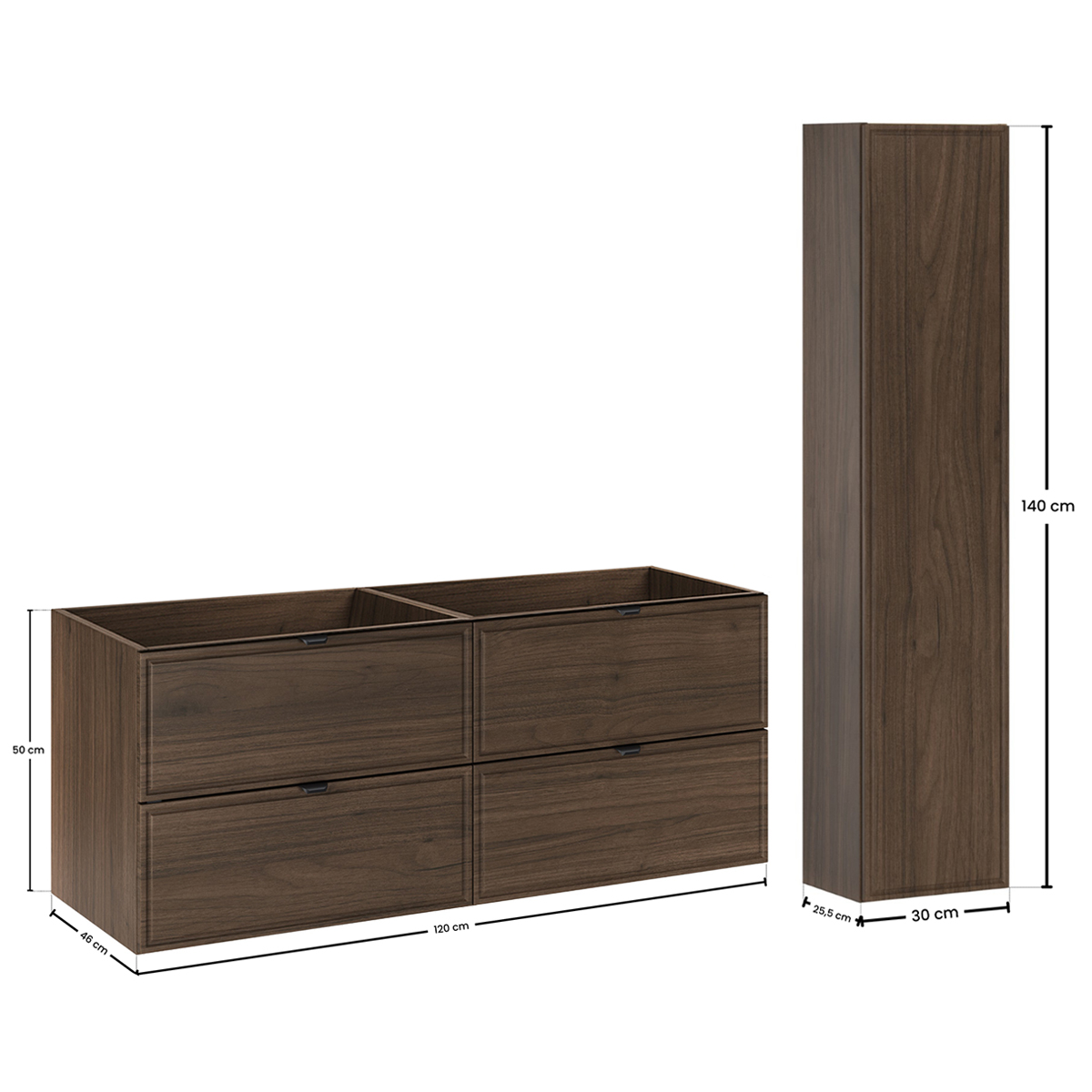 Cmd_Elias_bois_fonce_ensemble_meuble_sous_vasque_120cm_colonne_dimensions
