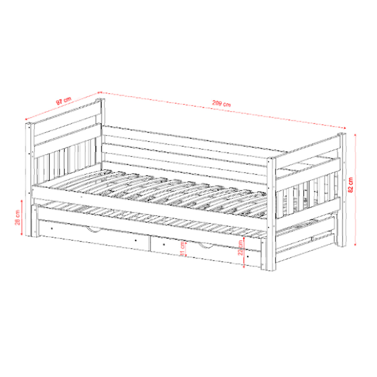 Kocot_Kids_David_lit_gigogne_tiroirs_dimensions
