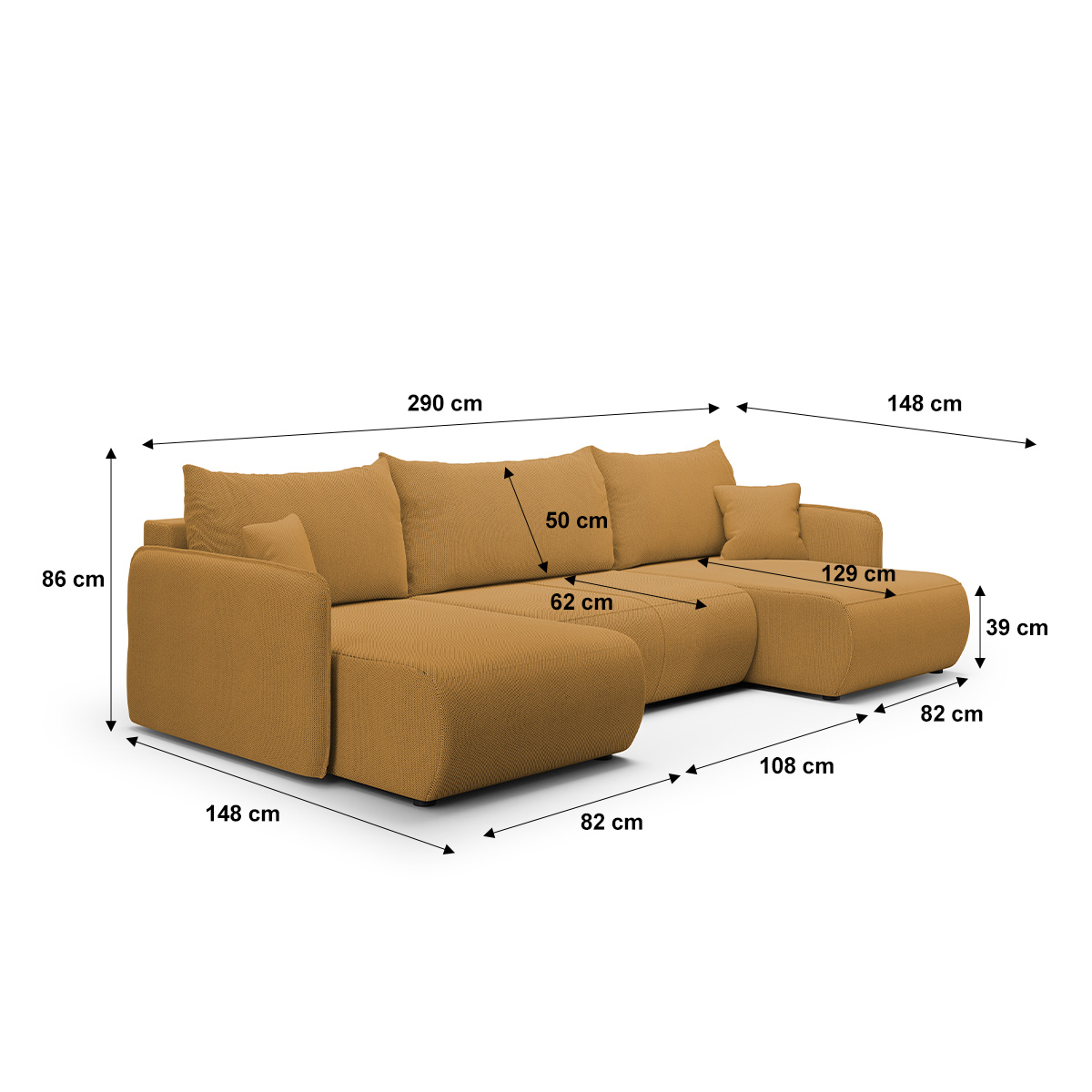 petits-meubles_Canapé_U_5_places_convertible_coffre_Claudio_Orange_5