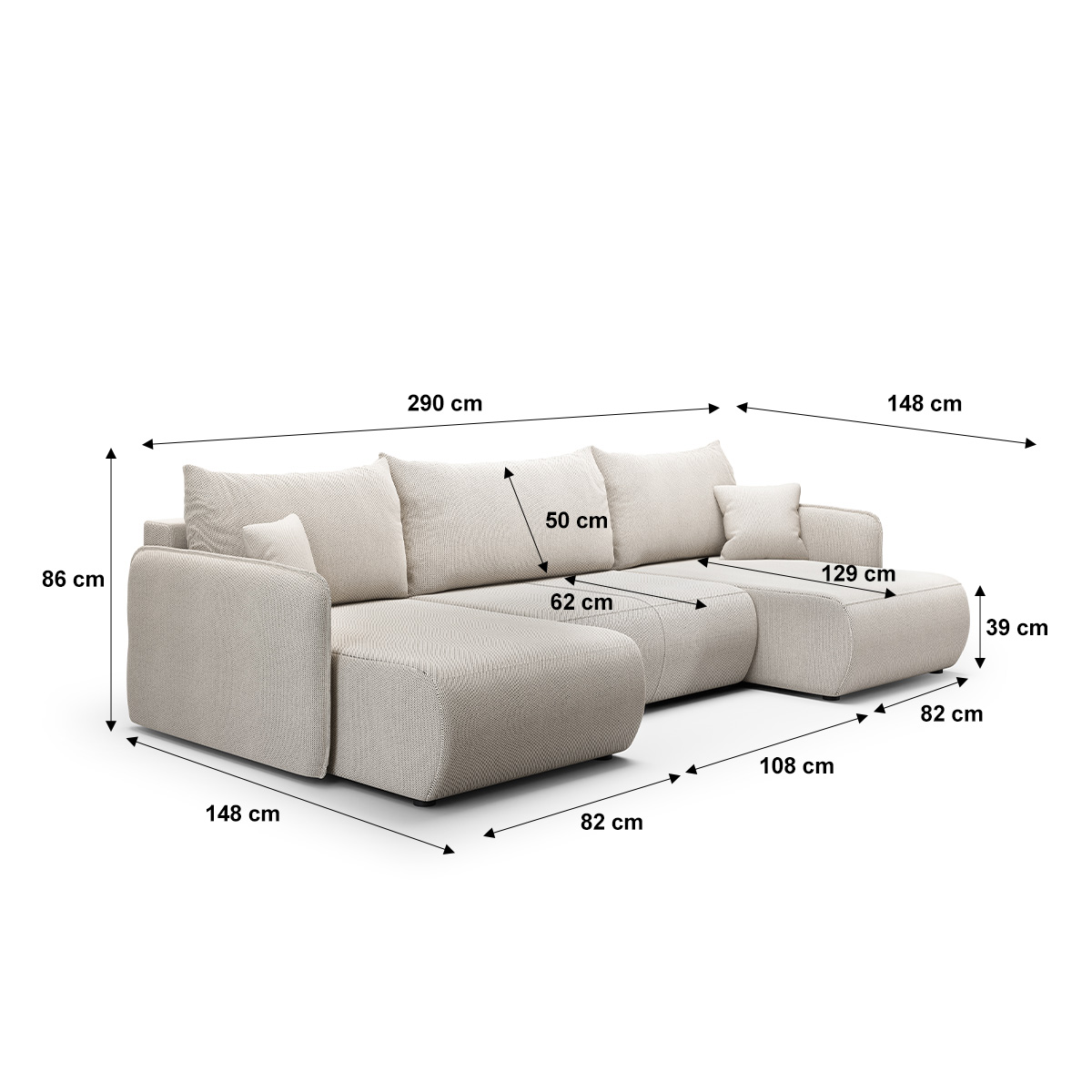 petits-meubles_Canapé_U_5_places_convertible_coffre_Claudio_Gris_clair_5