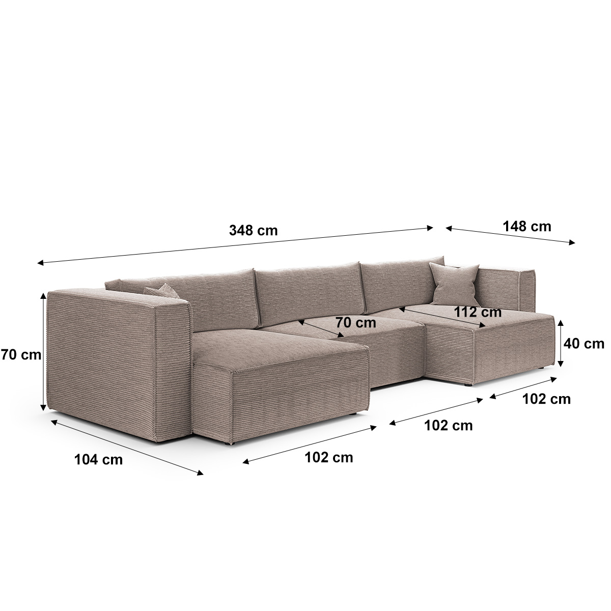 petits-meubles_Canapé_U_5_places_convertible_coffre_Jimmy_Taupe_5