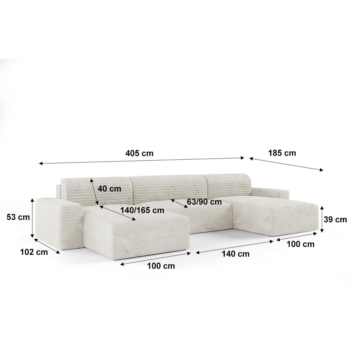 petits-meubles_Canapé_U_5_places_convertible_coffre_Fabio_Blanc_6