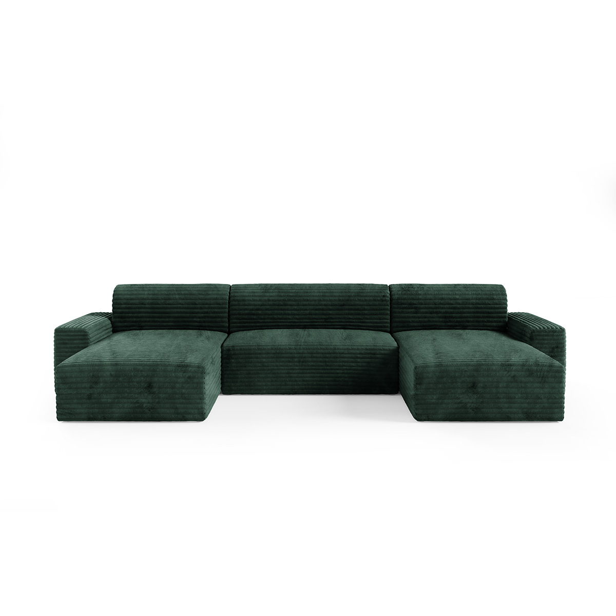 petits-meubles_Canapé_U_5_places_convertible_coffre_Fabio_Vert_2