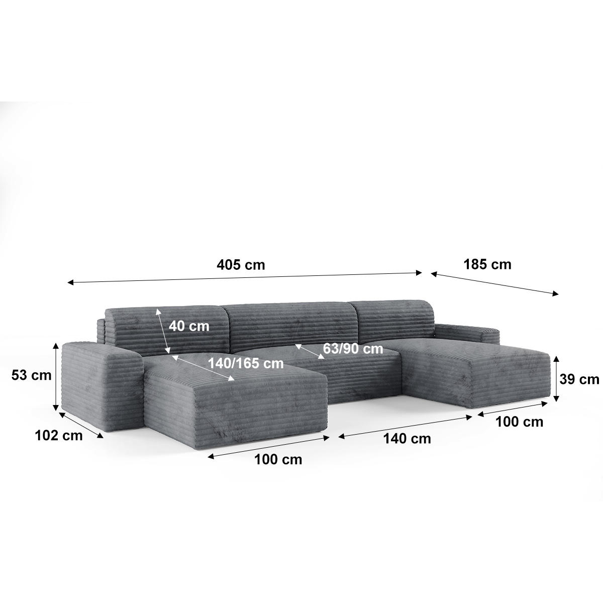 petits-meubles_Canapé_U_5_places_convertible_coffre_Fabio_Gris_6