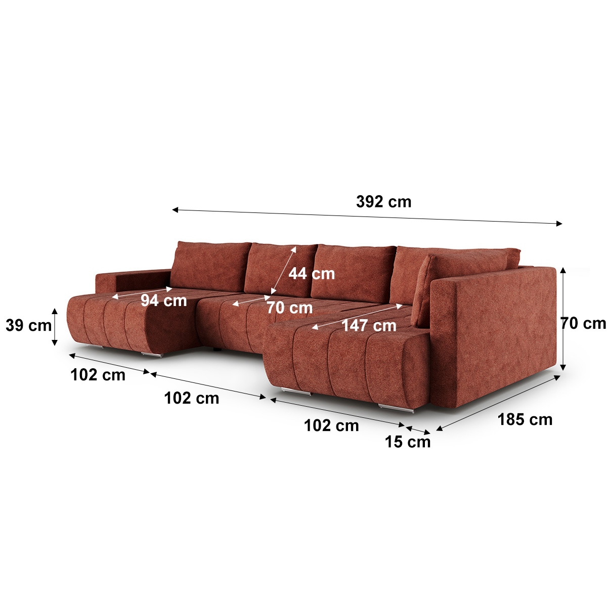 petits-meubles_Canapé_U_5_places_convertible_coffre_Sergio_droit_Terracotta_5