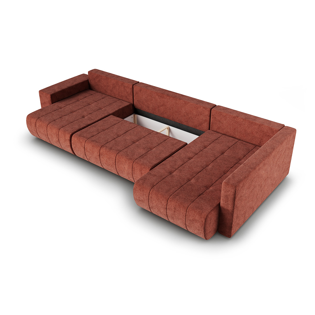 petits-meubles_Canapé_U_5_places_convertible_coffre_Sergio_droit_Terracotta_4