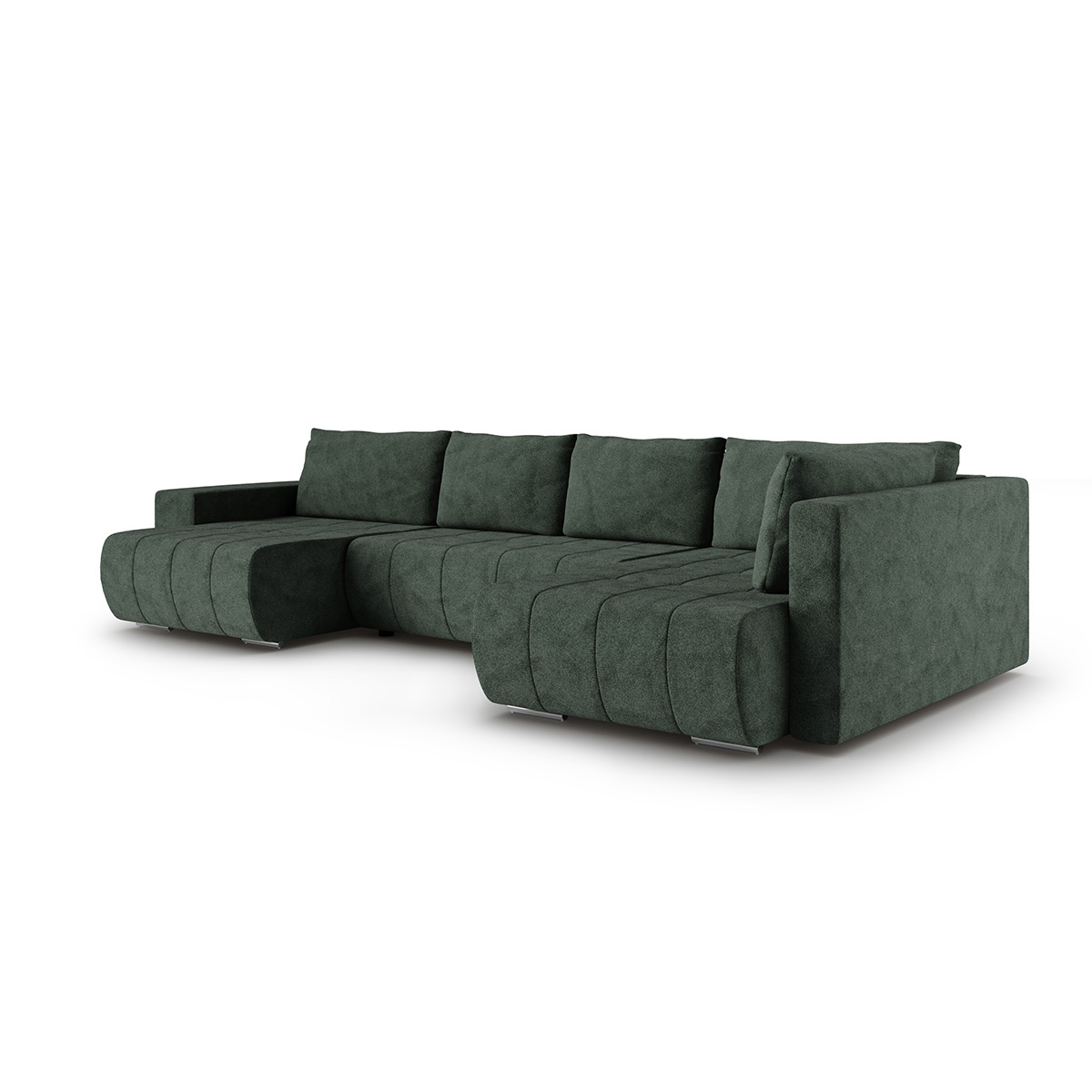 petits-meubles_Canapé_U_5_places_convertible_coffre_Sergio_droit_Vert_2