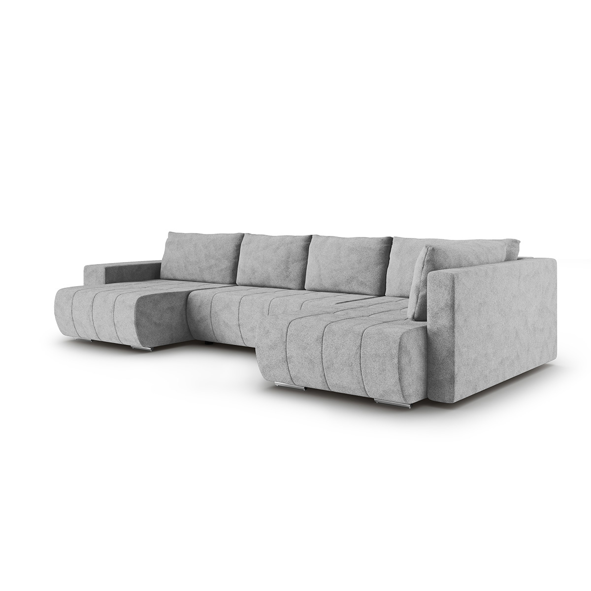 petits-meubles_Canapé_U_5_places_convertible_coffre_Sergio_droit_Gris_2