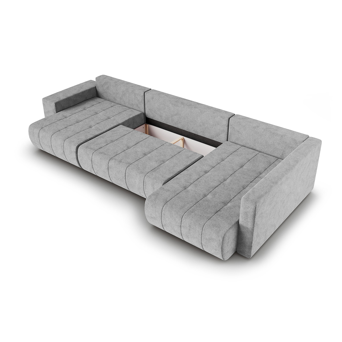 petits-meubles_Canapé_U_5_places_convertible_coffre_Sergio_droit_Gris_3