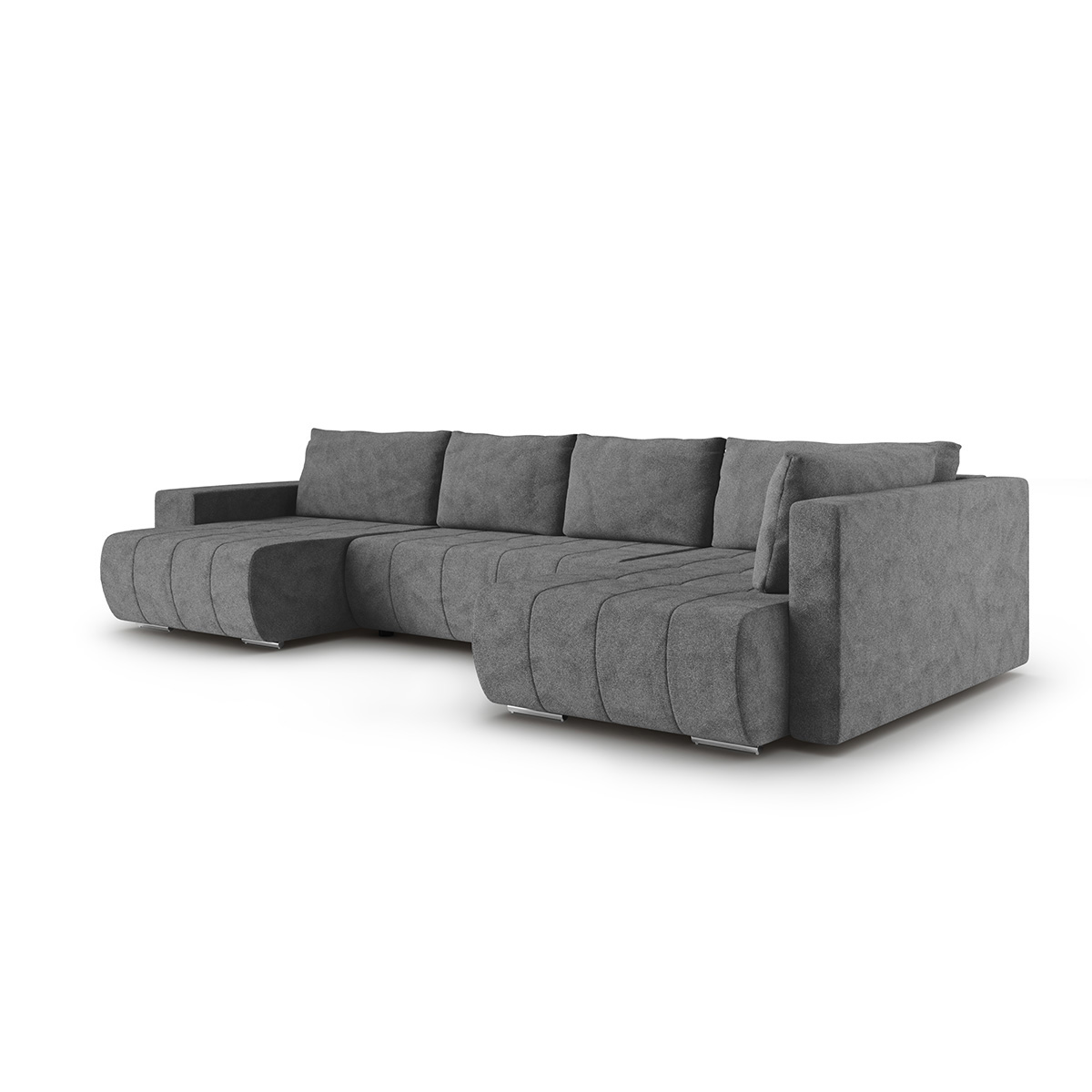 petits-meubles_Canapé_U_5_places_convertible_coffre_Sergio_droit_Gris_foncé_2