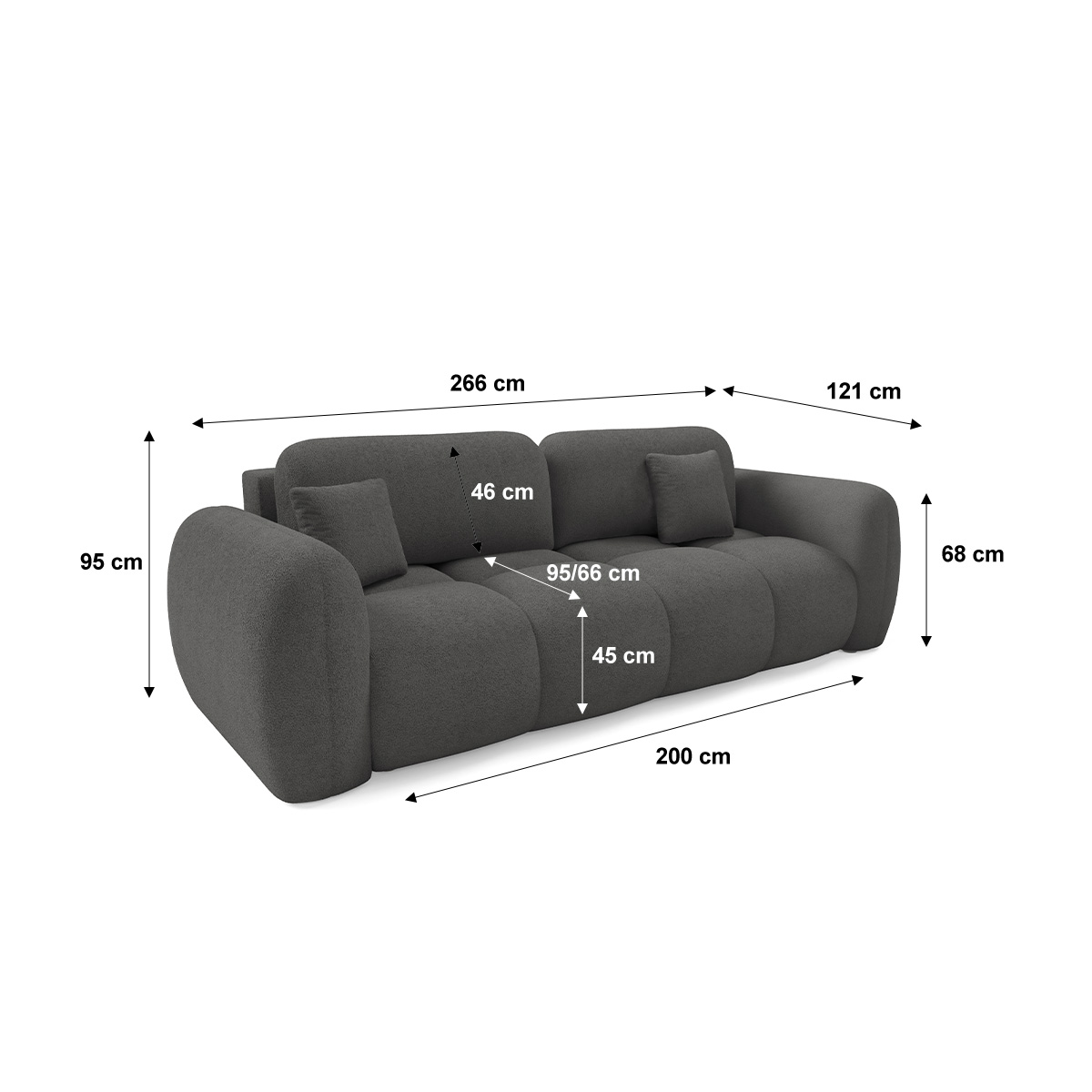 Petits-Meubles_Canapé_droit_convertible_3_places_avec_coffre_Livio_Gris_foncé_8