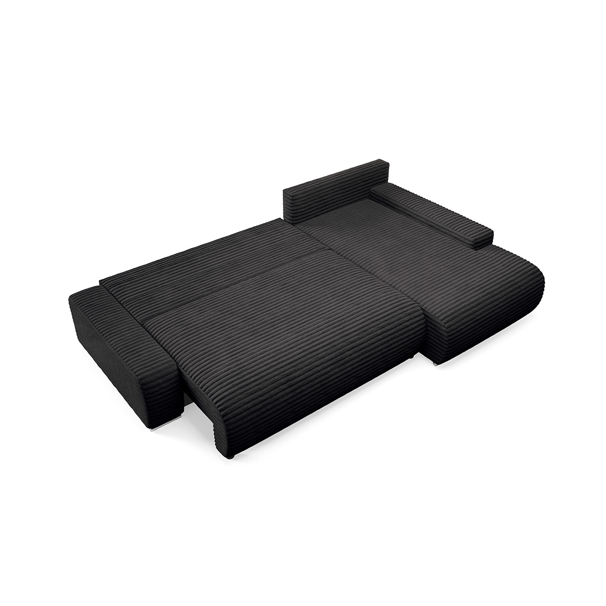 Petits-Meubles_Canapé_dangle_droit_convertible_3_places_avec_coffre_Ivana_Noir_5