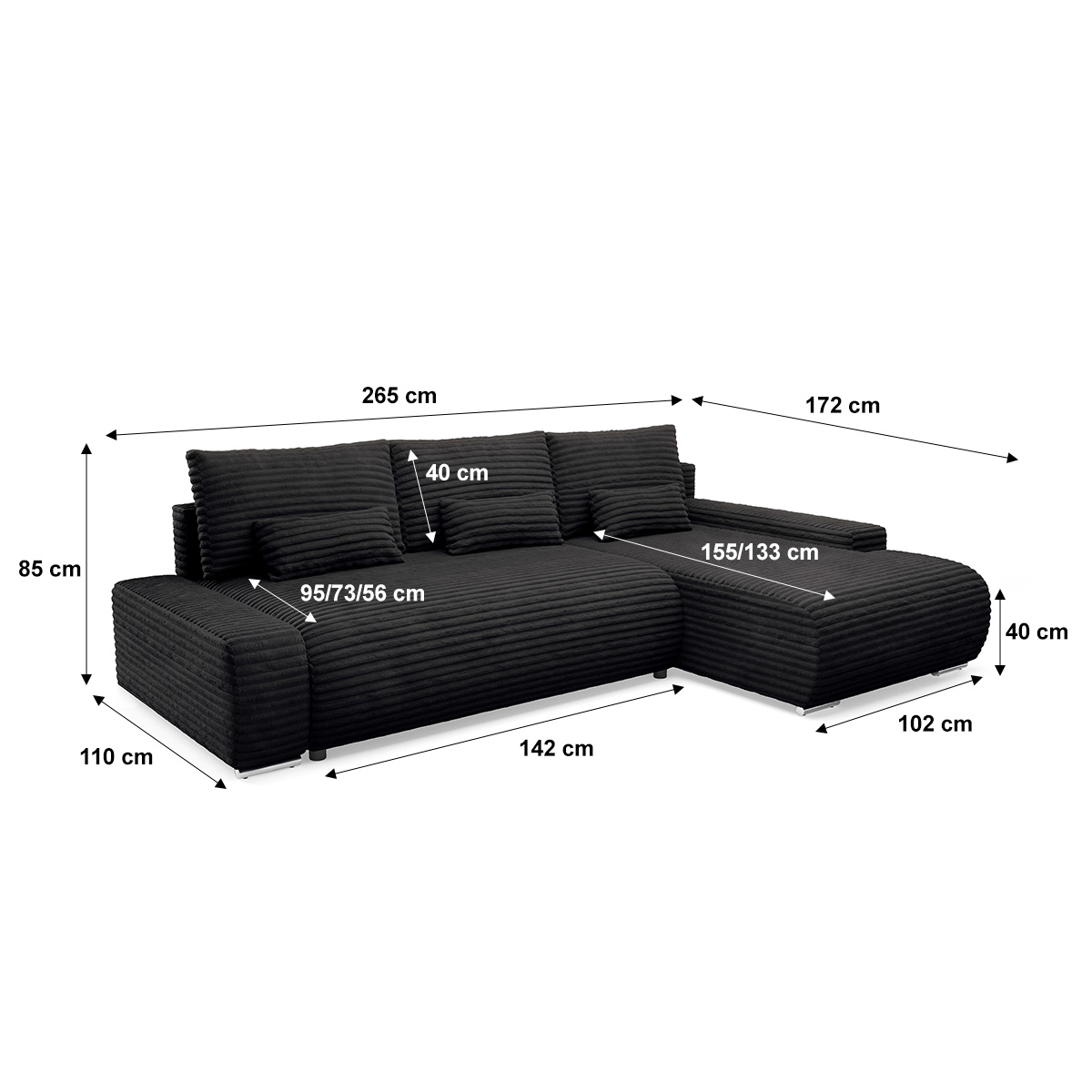 Petits-Meubles_Canapé_dangle_droit_convertible_3_places_avec_coffre_Ivana_Noir_6