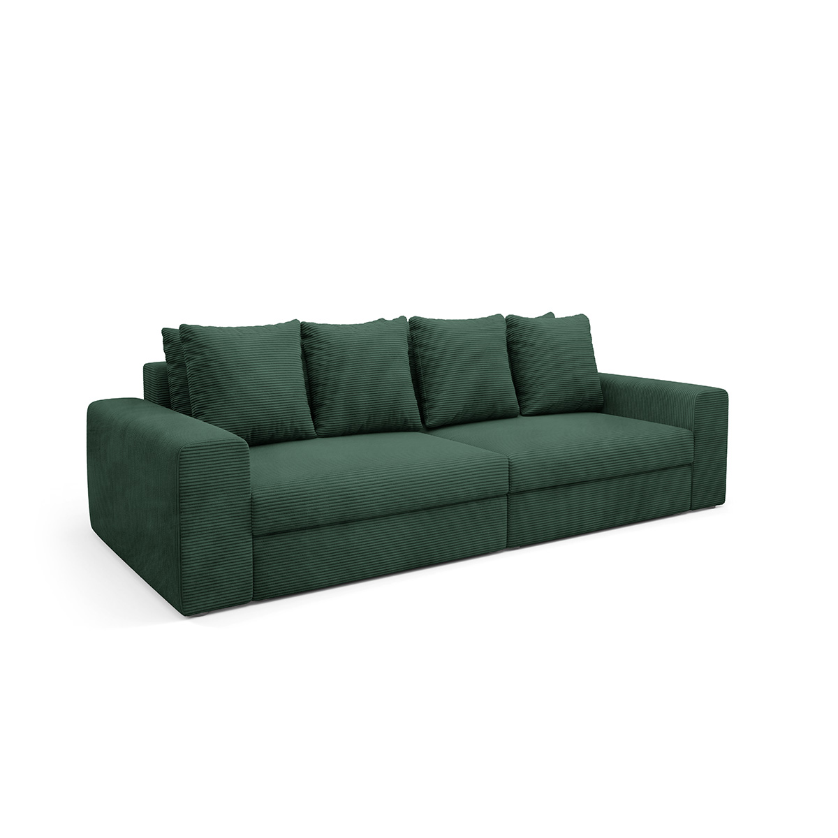 Petits-Meubles_Canapé_convertible_3_places_avec_coffre_Paola_Vert_sapin_2
