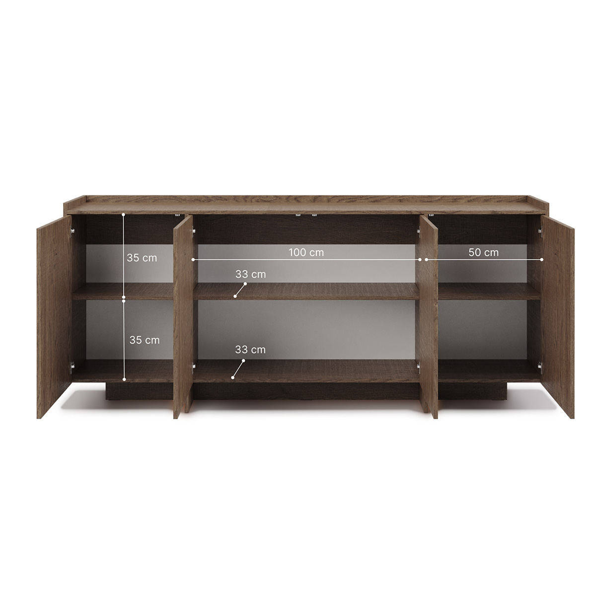 Japandi_bois_fonce_buffet_4portes_5