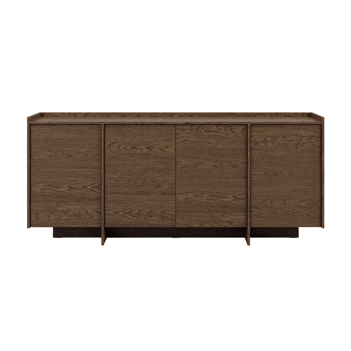Japandi_bois_fonce_buffet_4portes_3