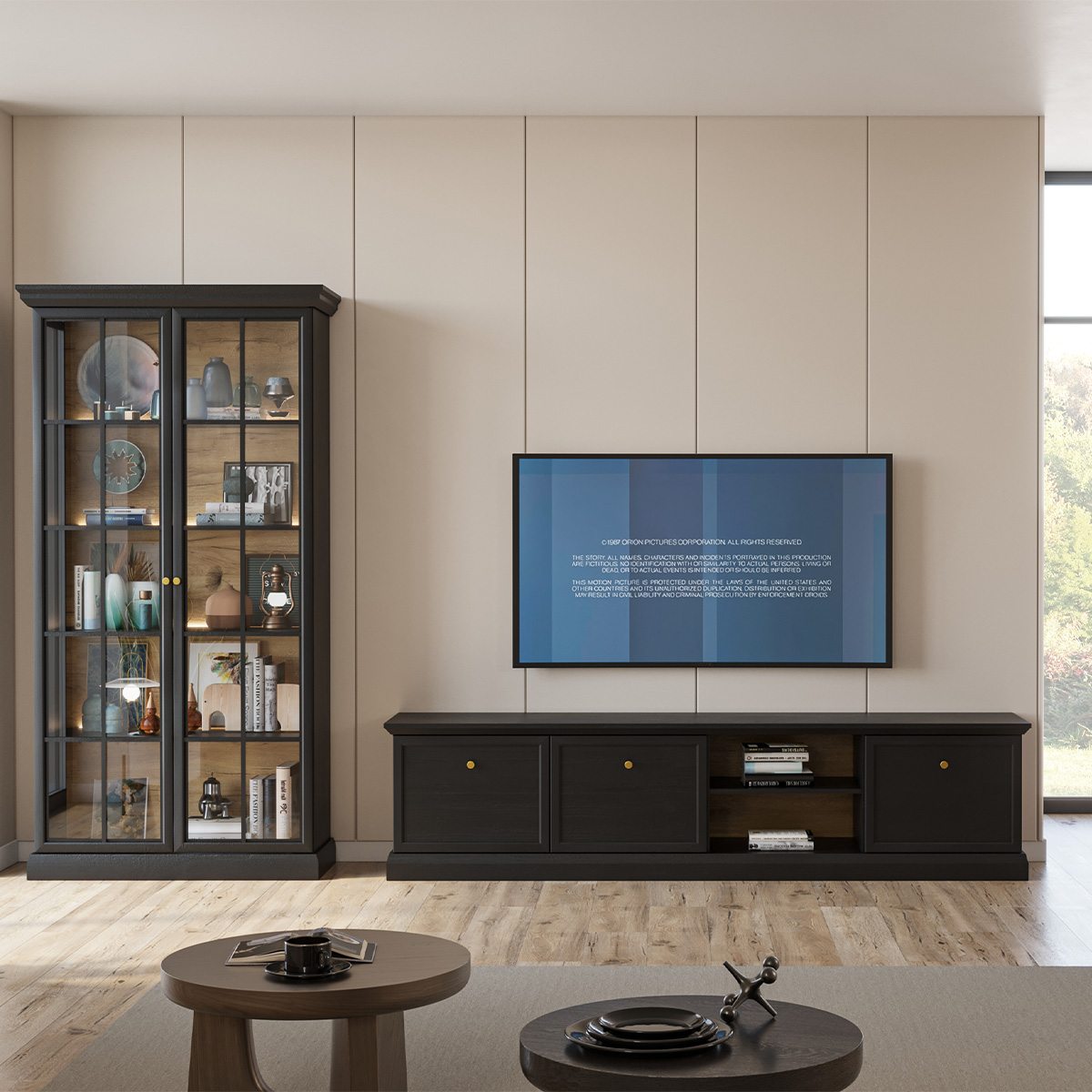 Toja_bois_anthracite_meuble_TV_3portes_3