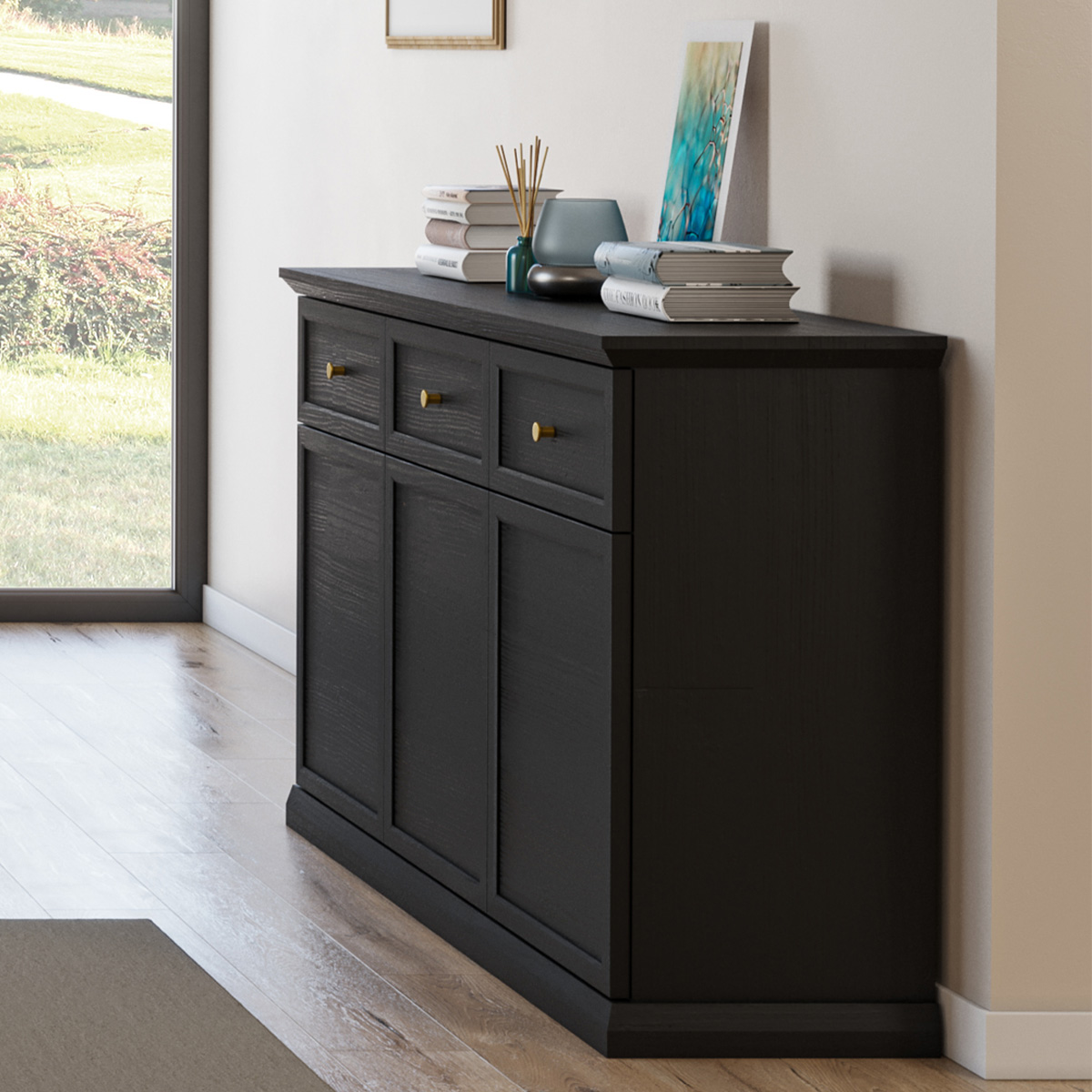 Toja_bois_anthracite_buffet_3portes_3tiroirs_2