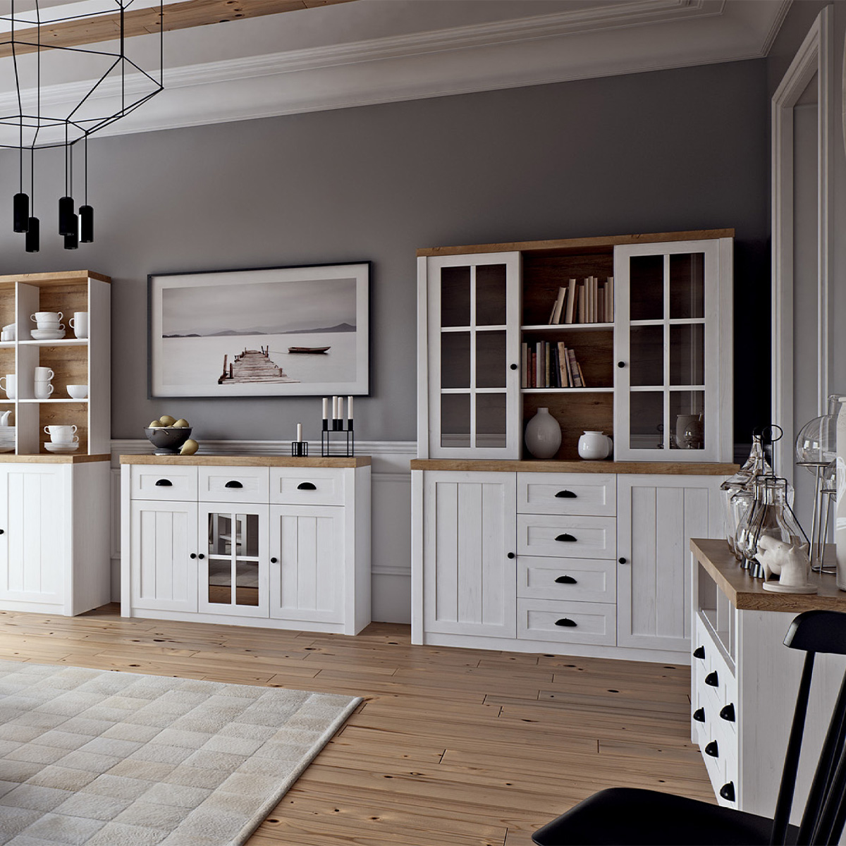 Leandre_blanc_bois_vaisselier_4portes_4tiroirs_3